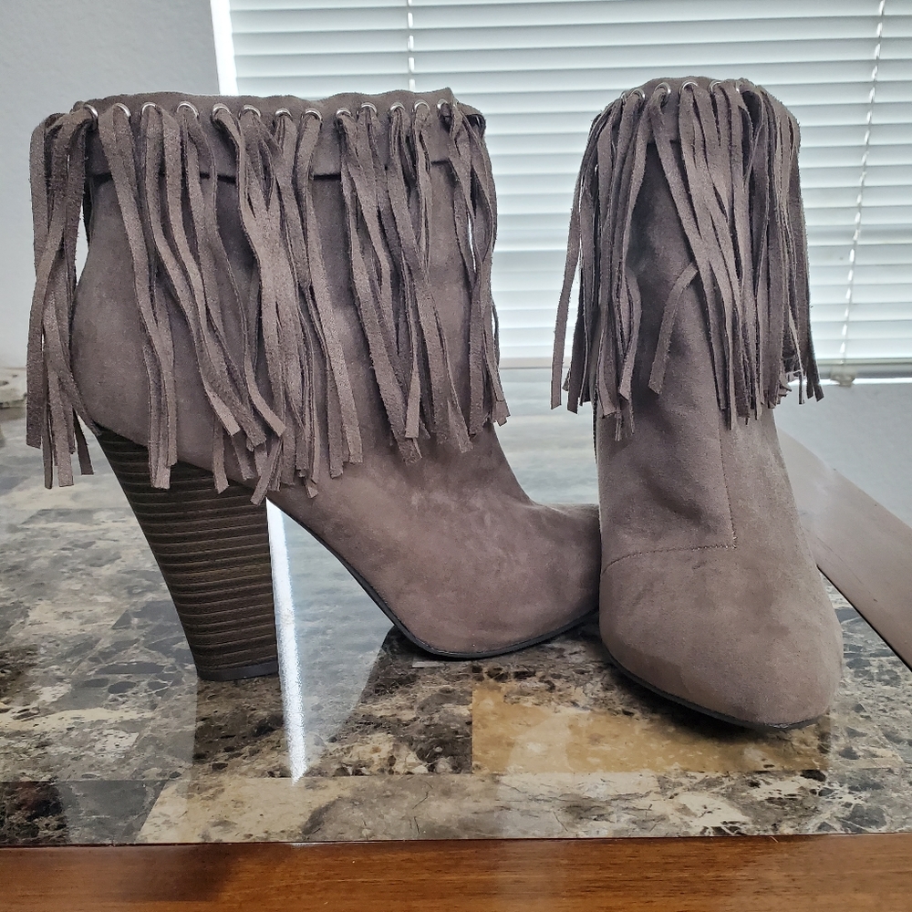 Charlotte Russe Fringe Boots